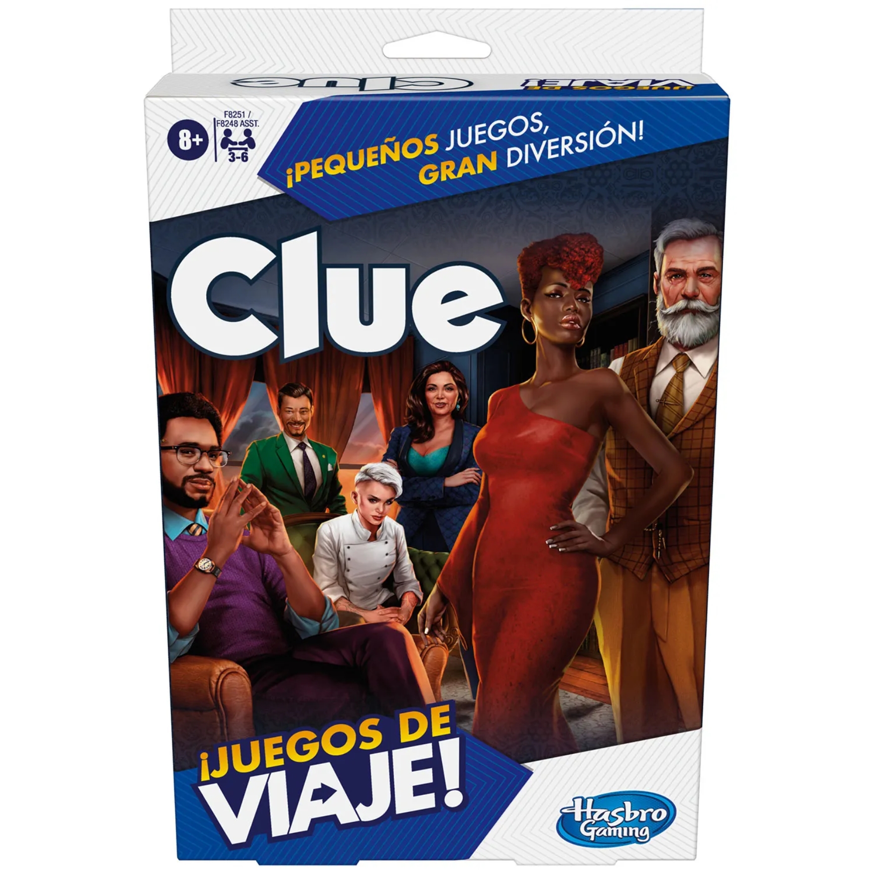 Clue Hasbro Edición de Viaje